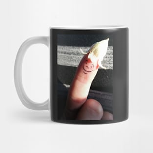 Smiley Finger Mug